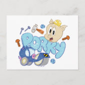 BUGS BUNNY BUILDERS™| Porky Sketch Art Briefkaart (Voorkant)