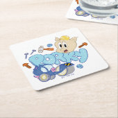 BUGS BUNNY BUILDERS™| Porky Sketch Art Kartonnen Onderzetters (Schuin)