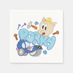 BUGS BUNNY BUILDERS™ Porky Sketch Art Servet