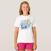 BUGS BUNNY BUILDERS™| Porky Sketch Art T-shirt (Voorkant volledig)