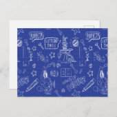 BUGS BUNNY BUILDERS™| Schets blauwdruk Patroon Briefkaart (Voorkant / Achterkant)