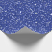 BUGS BUNNY BUILDERS™| Schets blauwdruk Patroon Cadeaupapier (Hoek)