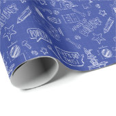 BUGS BUNNY BUILDERS™| Schets blauwdruk Patroon Cadeaupapier (Rol Hoek)