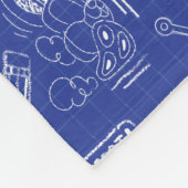 BUGS BUNNY BUILDERS™| Schets blauwdruk Patroon Fleece Deken (Hoek)