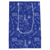 BUGS BUNNY BUILDERS™| Schets blauwdruk Patroon Medium Cadeauzakje (Achterkant)