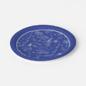 BUGS BUNNY BUILDERS™| Schets blauwdruk Patroon Papieren Bordje (Gekanteld)