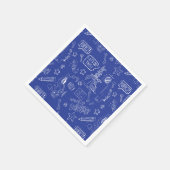 BUGS BUNNY BUILDERS™| Schets blauwdruk Patroon Servet (Hoek)