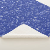 BUGS BUNNY BUILDERS™| Schets blauwdruk Patroon Sherpa Deken (3/4)