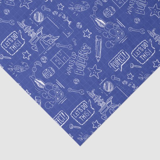 BUGS BUNNY BUILDERS™| Schets blauwdruk Patroon Tissuepapier (Detail)