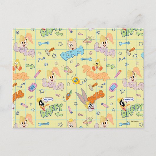 BUGS BUNNY BUILDERS™| tekenschetspatroon Briefkaart (Voorkant)