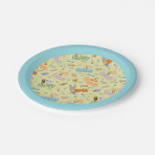 BUGS BUNNY BUILDERS™| tekenschetspatroon Papieren Bordje (Gekanteld)