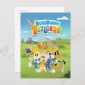 BUGS BUNNY BUILDERS™| The Looney Builders Group Briefkaart (Voorkant / Achterkant)