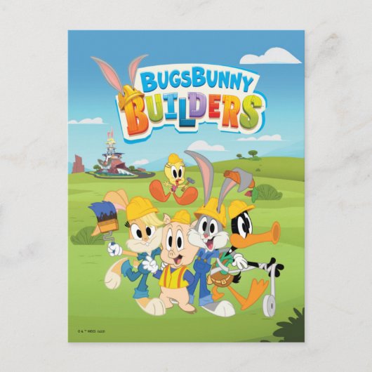 BUGS BUNNY BUILDERS™| The Looney Builders Group Briefkaart (Voorkant)