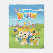 BUGS BUNNY BUILDERS™| The Looney Builders Group Fleece Deken (Voorkant)