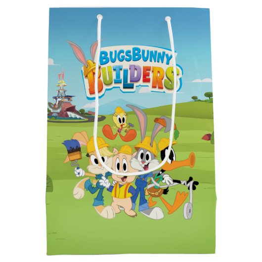 BUGS BUNNY BUILDERS™| The Looney Builders Group Medium Cadeauzakje (Achterkant)