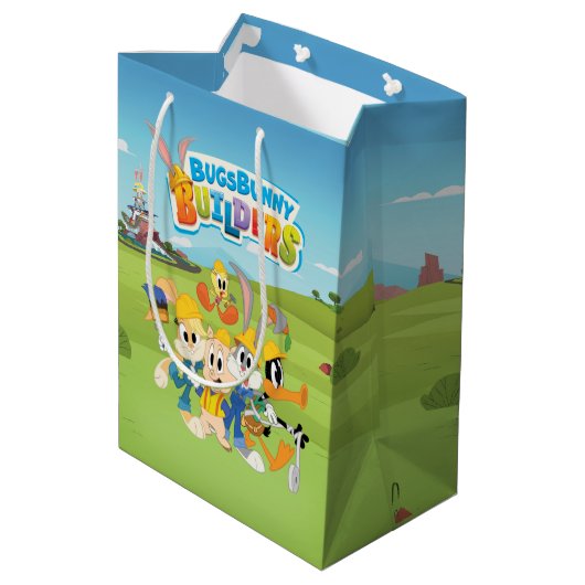 BUGS BUNNY BUILDERS™| The Looney Builders Group Medium Cadeauzakje (Achterkant Gekanteld)