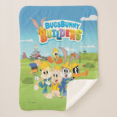 BUGS BUNNY BUILDERS™| The Looney Builders Group Sherpa Deken (Voorkant)