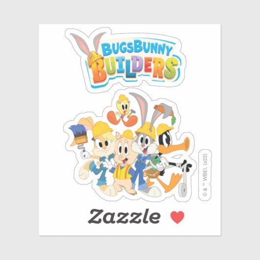 BUGS BUNNY BUILDERS™| The Looney Builders Group Sticker (Vel)