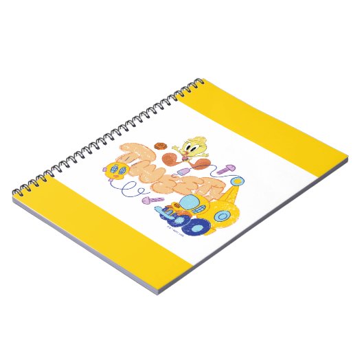 BUGS BUNNY BUILDERS™| TWEETY™-schets kunst Notitieboek (Linkerzijde)