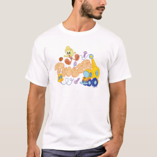 BUGS BUNNY BUILDERS™| TWEETY™ Schets Kunst T-shirt