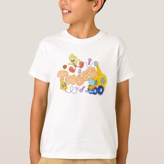BUGS BUNNY BUILDERS™| TWEETY™-schets T-shirt (Voorkant)
