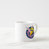 BUGS BUNNY BUILDERS™| Val Helm Logo met Rand Espresso Kop (Voorkant rechts)