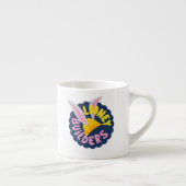 BUGS BUNNY BUILDERS™| Val Helm Logo met Rand Espresso Kop (Rechts)