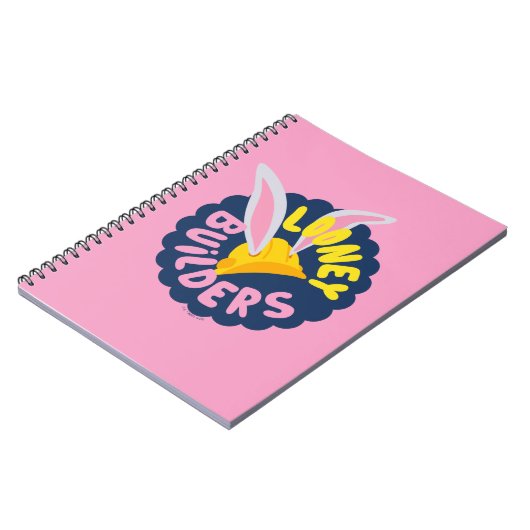 BUGS BUNNY BUILDERS™| Val helmteken met inkepingen Notitieboek (Linkerzijde)