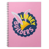 BUGS BUNNY BUILDERS™| Valhelm met schulprand Logo Notitieboek (Voorkant)