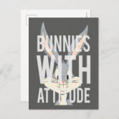 BUGS BUNNY™ Bunnies met hoogte Briefkaart (Voorkant / Achterkant)