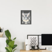 BUGS BUNNY™ Bunnies met hoogte Poster (Thuiskantoor)