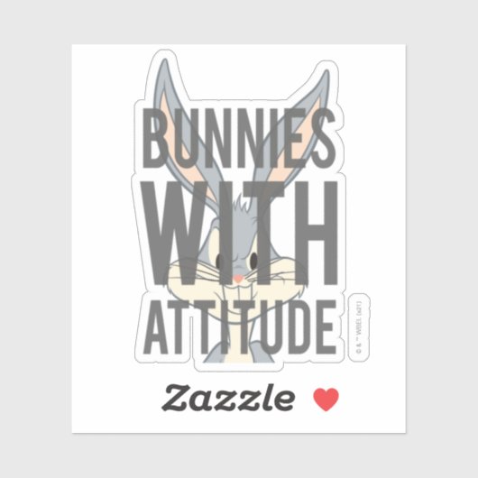 BUGS BUNNY™ Bunnies met hoogte Sticker (Vel)