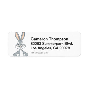 BUGS BUNNY™ Bunny Stare 2 Etiket