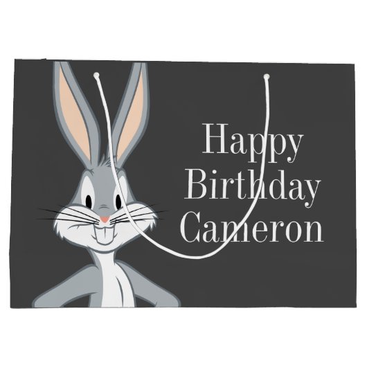 BUGS BUNNY™ | Bunny Stare Groot Cadeauzakje (Achterkant)