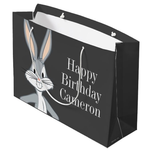 BUGS BUNNY™ | Bunny Stare Groot Cadeauzakje (Achterkant Gekanteld)