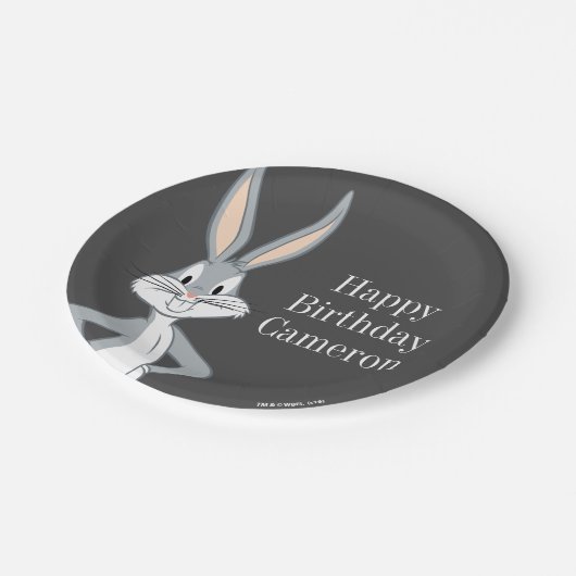 BUGS BUNNY™ | Bunny Stare Papieren Bordje (Gekanteld)
