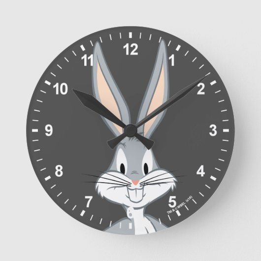 BUGS BUNNY™ | Bunny Stare Ronde Klok (Voorkant)