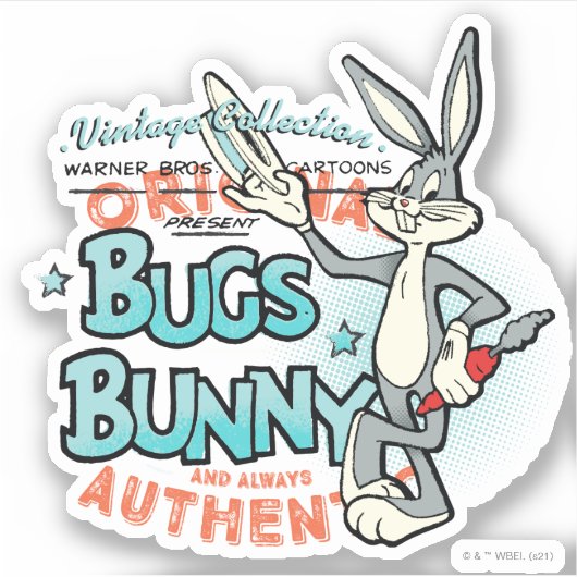 BUGS BUNNY™  Collectie Character Graphic Sticker (Voorkant)