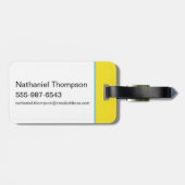 BUGS BUNNY™ Color Block Expressies Bagagelabel (Achterkant horizontaal)