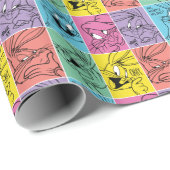 BUGS BUNNY™ Color Block Expressies Cadeaupapier (Rol Hoek)