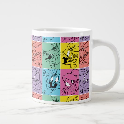 BUGS BUNNY™ Color Block Expressies Grote Koffiekop (Rechts)