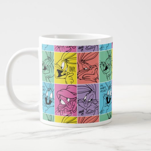 BUGS BUNNY™ Color Block Expressies Grote Koffiekop (Links)