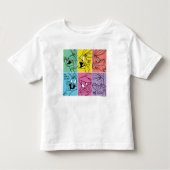 BUGS BUNNY™ Color Block Expressies Kinder Shirts (Voorkant)