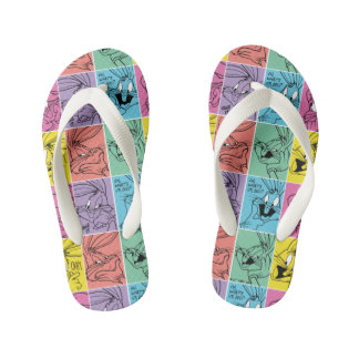 BUGS BUNNY™ Color Block Expressies Kinder Teenslippers