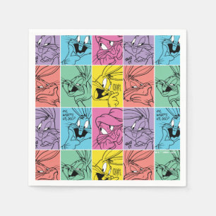 BUGS BUNNY™ Color Block Expressies Servet