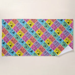BUGS BUNNY™ Color Block Expressies Strandlaken