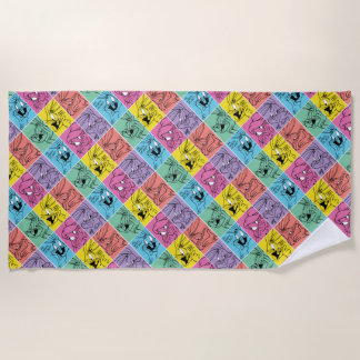 BUGS BUNNY™ Color Block Expressies Strandlaken