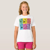 BUGS BUNNY™ Color Block Expressies T-shirt (Voorkant volledig)