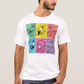 BUGS BUNNY™ Color Block Expressies T-shirt (Voorkant)