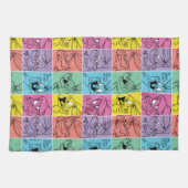 BUGS BUNNY™ Color Block Expressies Theedoek (Horizontaal)